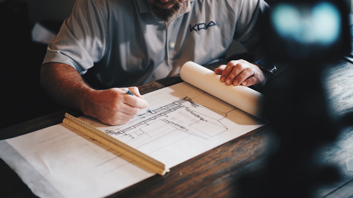 Drywall contractor finishing a wall in Tallahassee, Florida